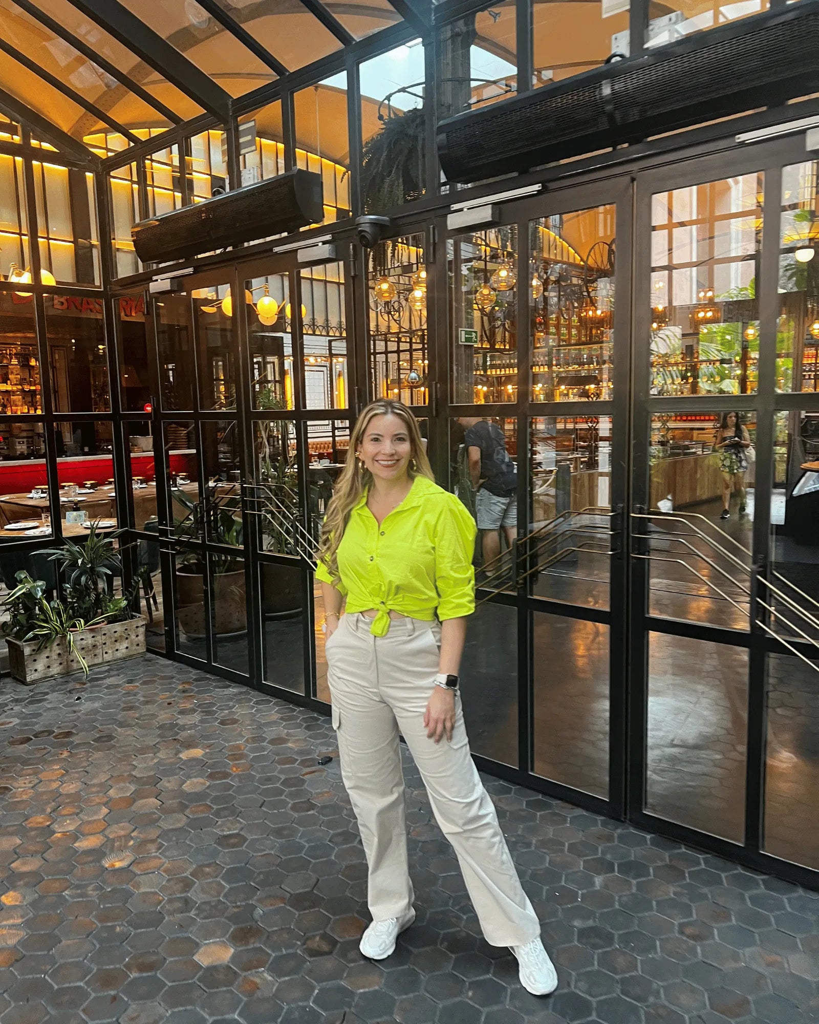 Pantalón cargo drill