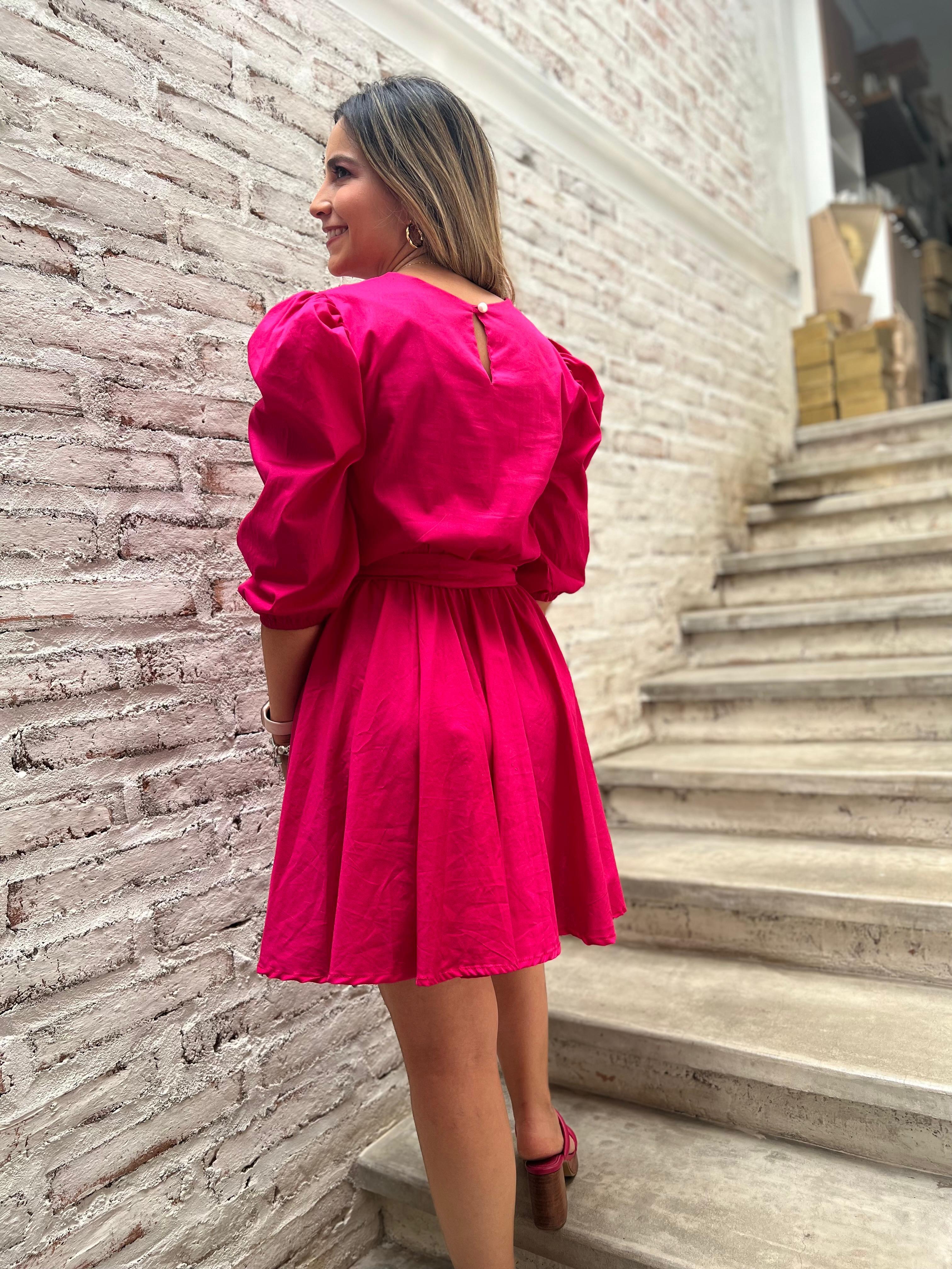 VESTIDO FALDA ROTONDA CORTO